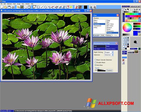 Screenshot Pixia untuk Windows XP