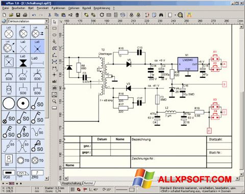 Screenshot sPlan untuk Windows XP