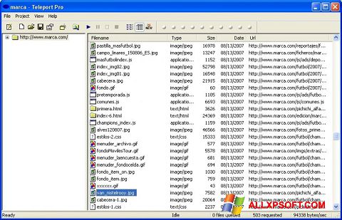 Screenshot Teleport Pro untuk Windows XP
