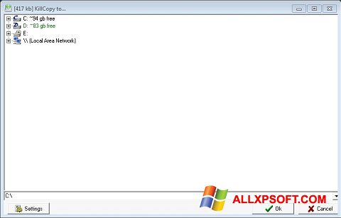 Screenshot KillCopy untuk Windows XP