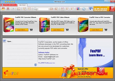 Screenshot VSD Viewer untuk Windows XP