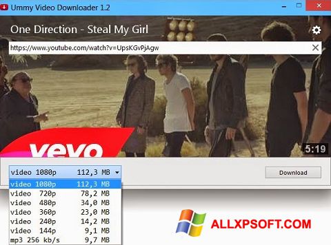 Screenshot Ummy Video Downloader untuk Windows XP