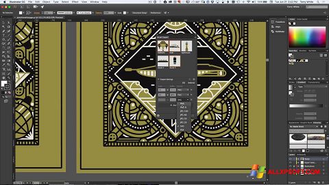Screenshot Adobe Illustrator untuk Windows XP