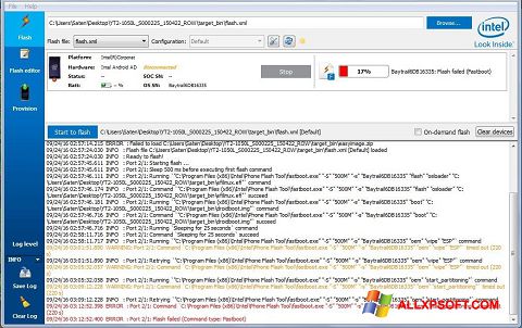 Screenshot FlashBoot untuk Windows XP