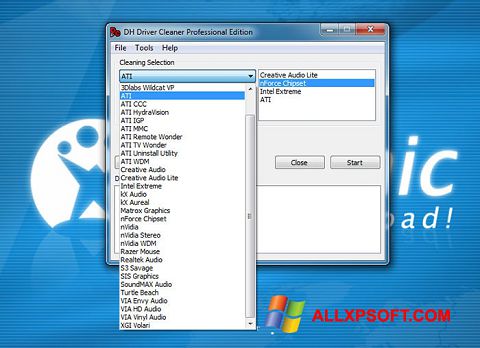Screenshot Driver Cleaner untuk Windows XP