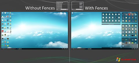 Screenshot Fences untuk Windows XP