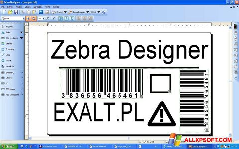 Screenshot Zebra Designer untuk Windows XP