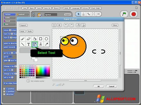 Screenshot Scratch untuk Windows XP