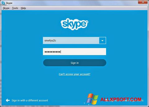 Screenshot Skype Setup Full untuk Windows XP