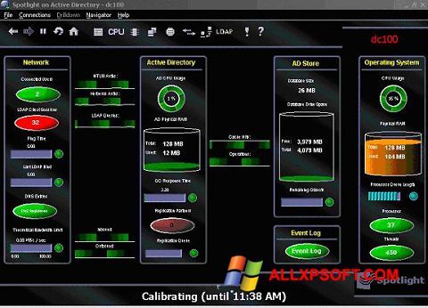 Screenshot Spotlight untuk Windows XP
