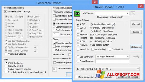 Screenshot UltraVNC untuk Windows XP