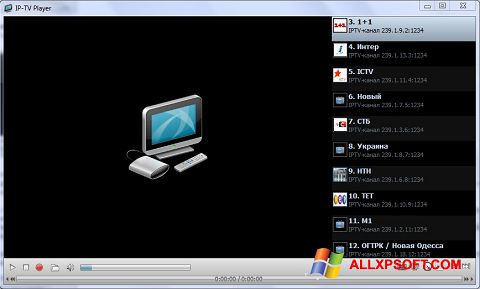 Screenshot IP-TV Player untuk Windows XP