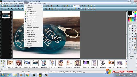 Screenshot PhotoFiltre Studio X untuk Windows XP