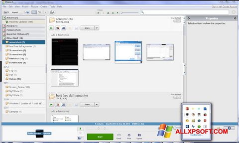 Screenshot Picasa untuk Windows XP