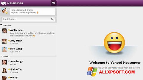 Screenshot Yahoo! Messenger untuk Windows XP