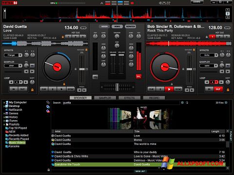 Screenshot Virtual DJ Pro untuk Windows XP