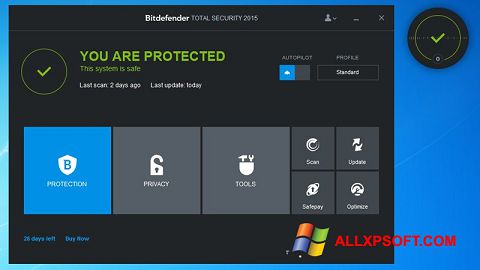 Screenshot Bitdefender untuk Windows XP