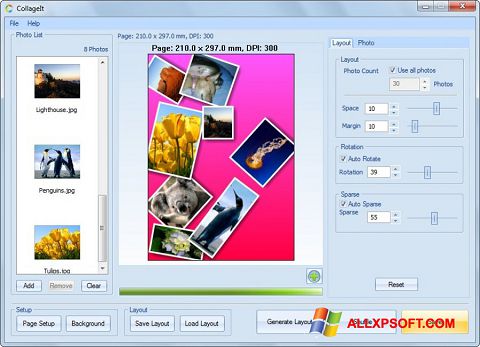 Screenshot CollageIt untuk Windows XP