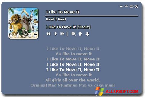 Screenshot Minilyrics untuk Windows XP