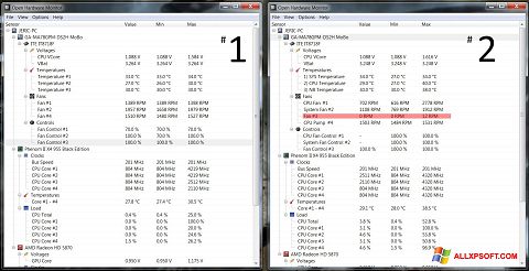 Screenshot Open Hardware Monitor untuk Windows XP