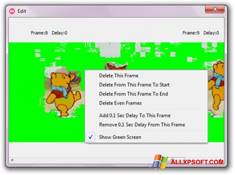 Screenshot GifCam untuk Windows XP