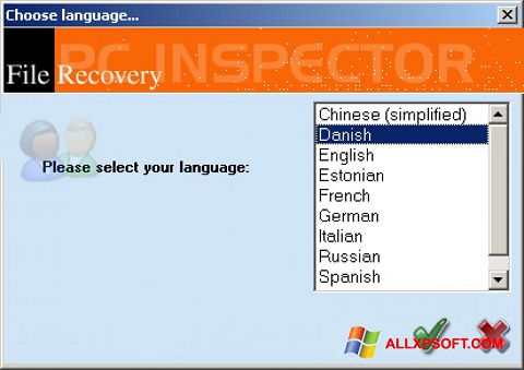 Screenshot PC Inspector File Recovery untuk Windows XP