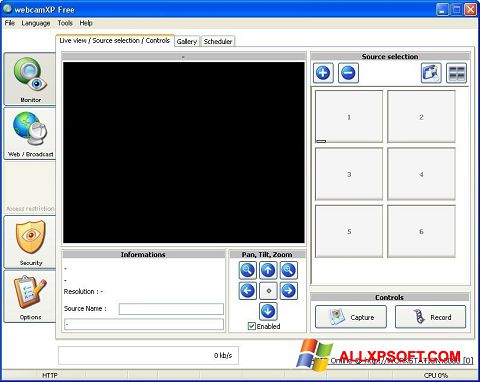 Screenshot webcamXP untuk Windows XP