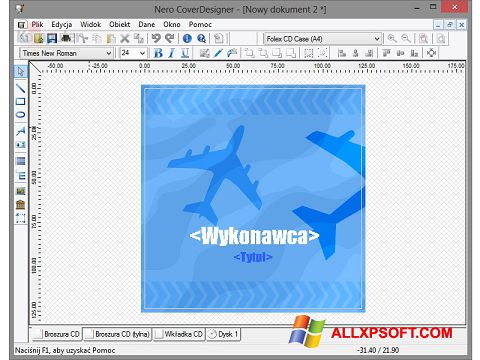 Screenshot Nero Cover Designer untuk Windows XP