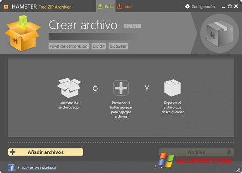 Screenshot Hamster Free ZIP Archiver untuk Windows XP