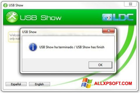 Screenshot USB Show untuk Windows XP