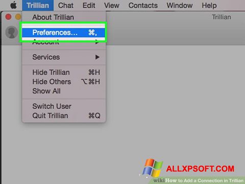 Screenshot Trillian untuk Windows XP
