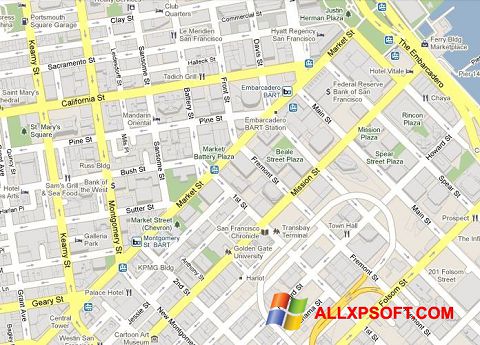 Screenshot Google Maps untuk Windows XP