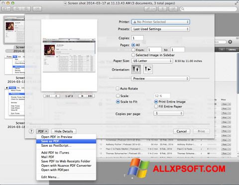 Screenshot PDF Combine untuk Windows XP
