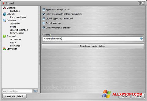 Screenshot VSO Downloader untuk Windows XP