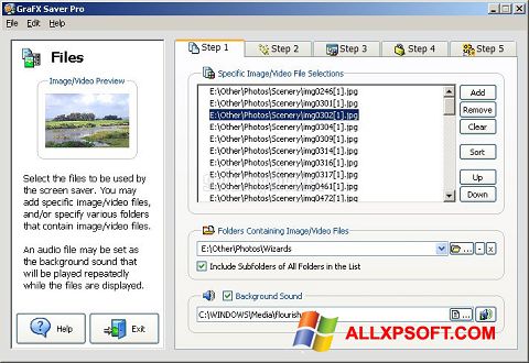 Screenshot VideoSaver untuk Windows XP