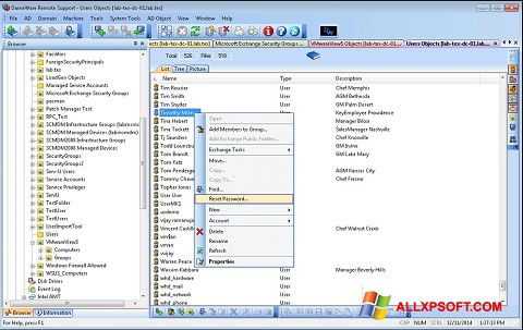 Screenshot Remote Administration Tool untuk Windows XP