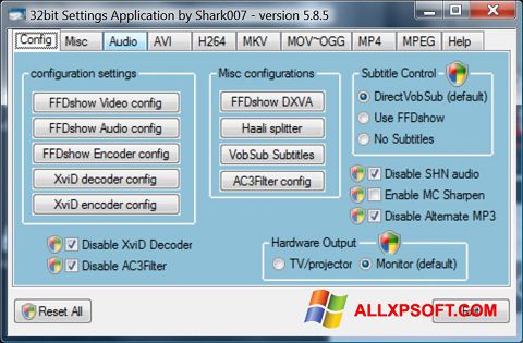 Screenshot Vista Codec Package untuk Windows XP