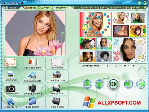Screenshot Photo Booth untuk Windows XP
