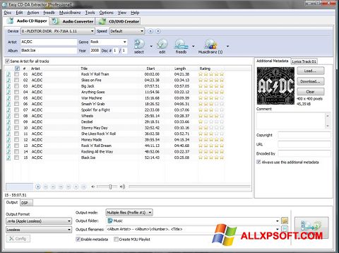 Screenshot Easy CD-DA Extractor untuk Windows XP