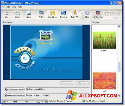 Screenshot DVD Maker untuk Windows XP
