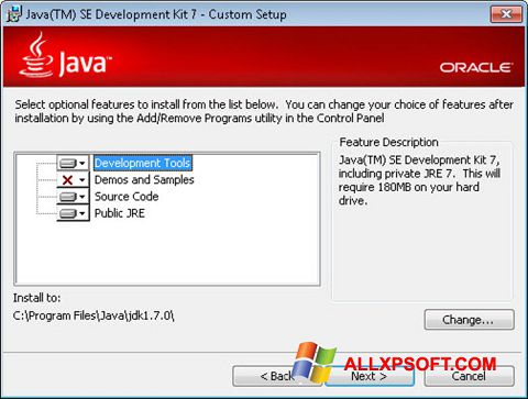 Screenshot Java Development Kit untuk Windows XP