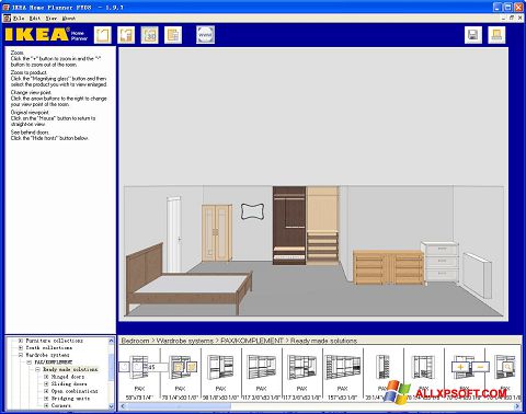 Screenshot IKEA Home Planner untuk Windows XP