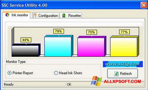 Screenshot SSC Service Utility untuk Windows XP