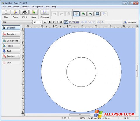Screenshot EPSON Print CD untuk Windows XP