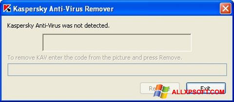 Screenshot KAVremover untuk Windows XP