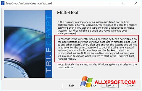 Screenshot MultiBoot untuk Windows XP