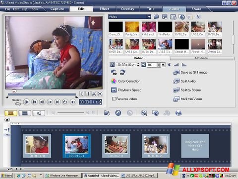 Screenshot Ulead VideoStudio untuk Windows XP