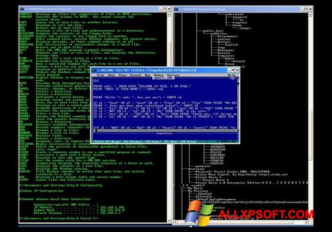 Screenshot QBasic untuk Windows XP