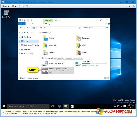Screenshot Virtual CD untuk Windows XP